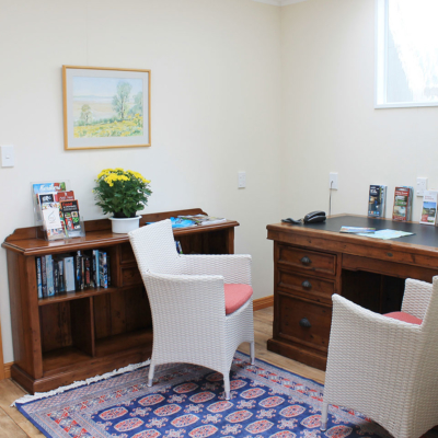 office at the carriage house kerikeri accommodation