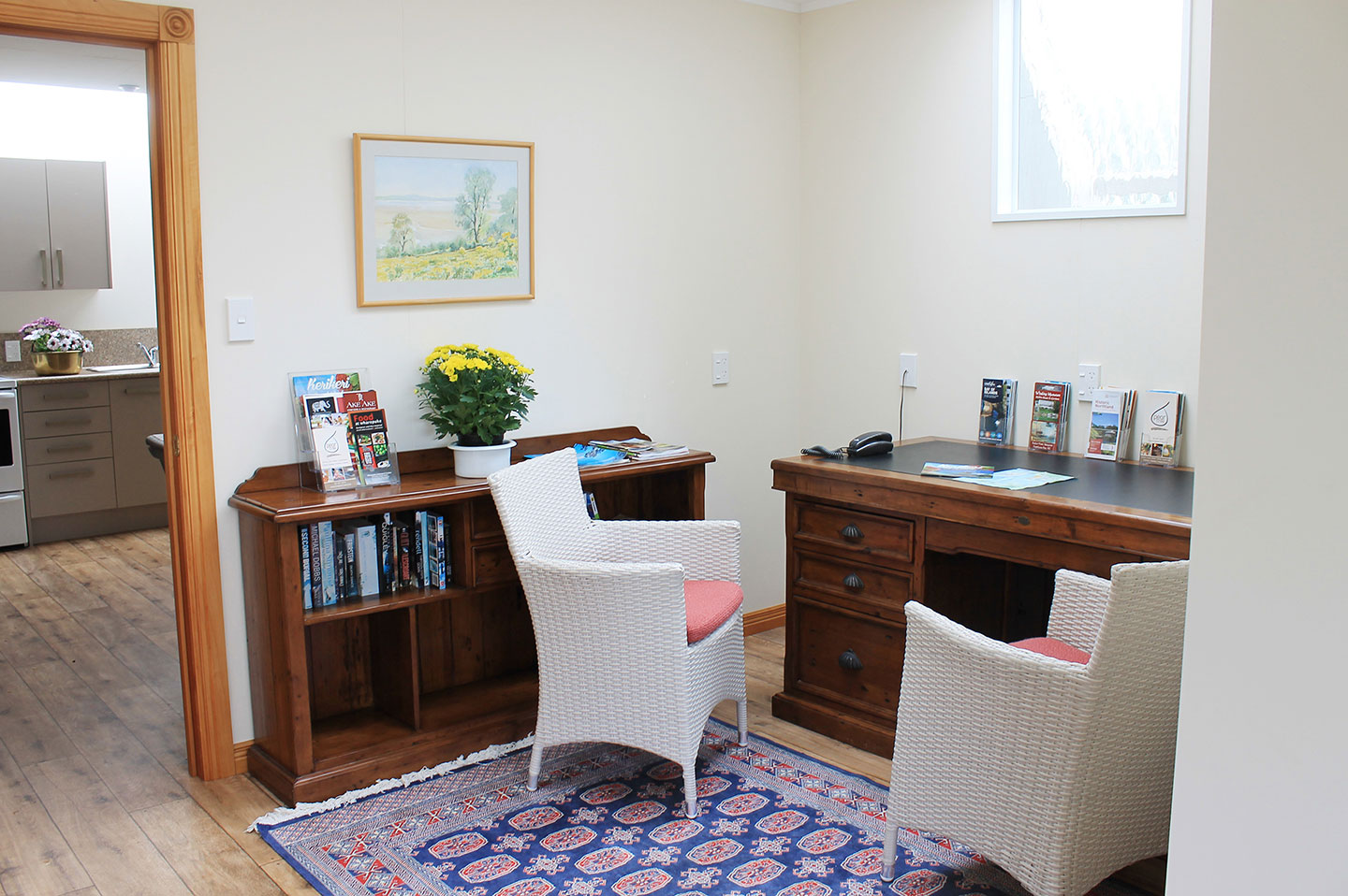 office at the carriage house kerikeri accommodation